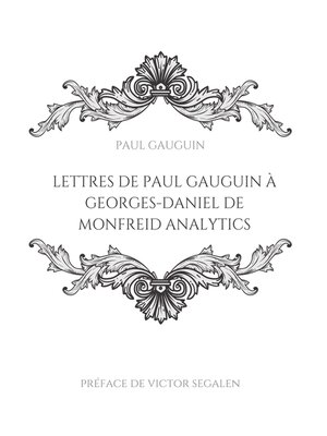 cover image of Lettres de Paul Gauguin à Georges-Daniel de Monfreid